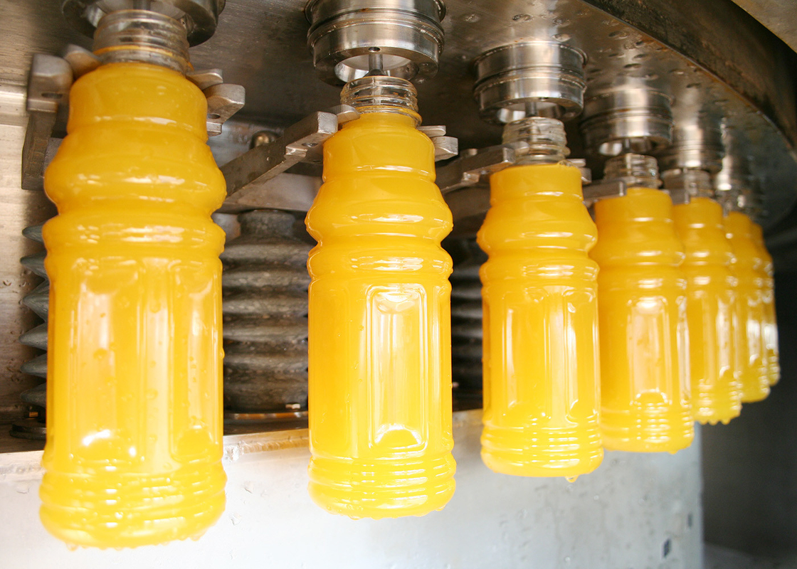 Fully Automatic Fruit Juice Filling Machine 380v Processing Bottle Production Line