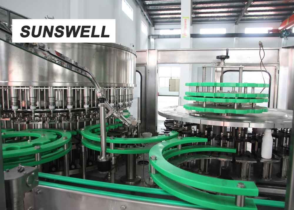 Sunswell Customized Bottle Shape  Liquid Filling Machine  With Aluminum Foil Sealing