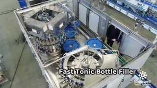 ১২০০০ বিপিএইচ ২ আউন্স কাঁচের বোতল টনিক পানীয় ফিলিং লাইন