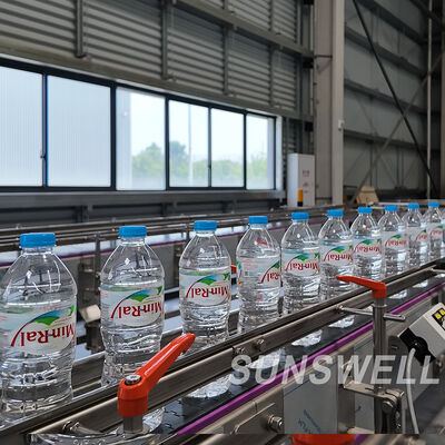Automatic 24000BPH 500ml Pure Water Bottling Production Line Rinsing Filling Capping Unit