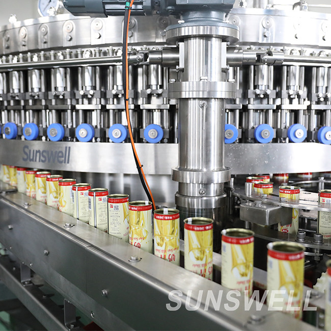 Easy Operation Juice Can Filling Line Machine Beverage Automatic Aluminum Can Filling Machine