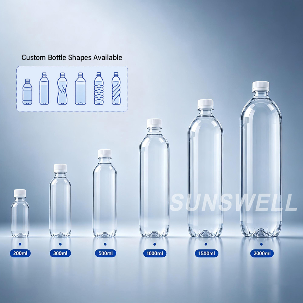 Automatic 24000BPH 500ml Pure Water Bottling Production Line Rinsing Filling Capping Unit